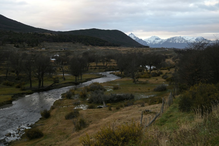 La rivière Pipo, près d'Ushuïa, en Terre de feu argentine, le 17 mai 2026 