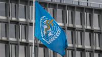 Le siège de l'Organisation mondiale de la santé (OMS), à Genève, le 23 avril 2025