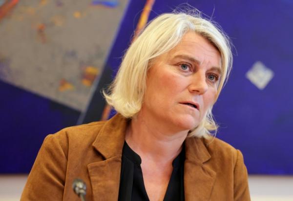 La ministre de la Santé, Stéphanie Rist, lors d'une audition devant la commission des affaires sociales de l'Assemblée nationale, le 13 mai 2026 à Paris