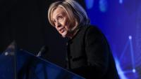 L'ancienne cheffe de la diplomatie américaine Hillary Clinton à Berlin, le 16 février 2026