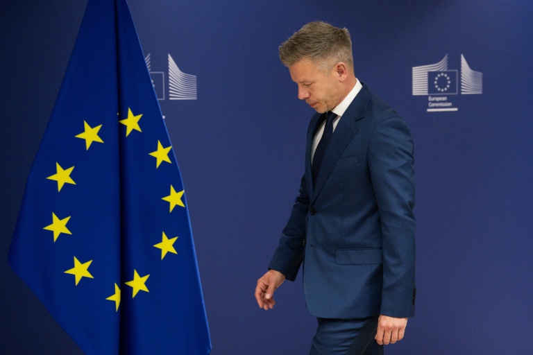 Peter Magyar le 29 avril 2026 à Bruxelles