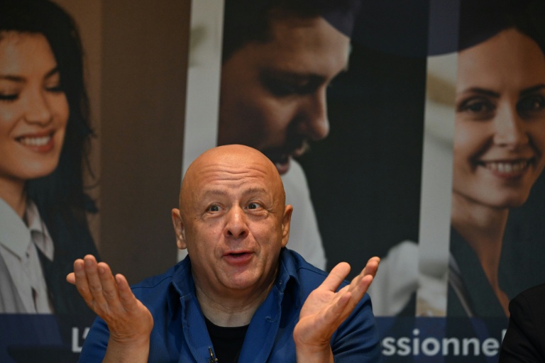 Le chef Thierry Marx, président sortant de l'Umih, le 28 octobre 2022, à Paris