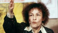 Huguette Bouchardeau, alors secrétaire nationale du Parti socialiste unifié, le 25 mai 1979 à Paris