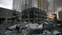 Après un bombardement russe à Kiev, le 6 juillet 2026