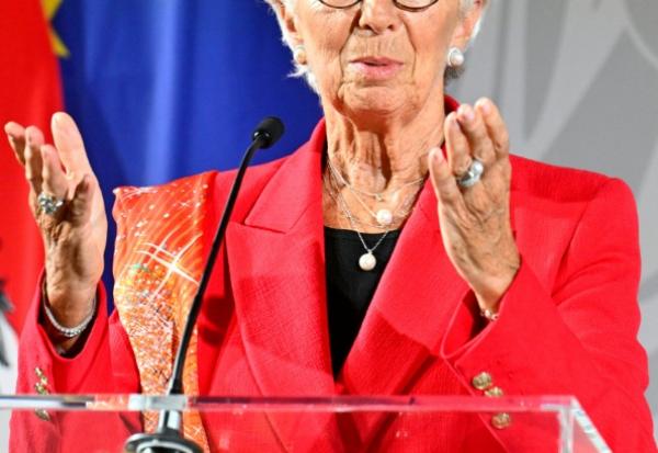 La présidente de la BCE Christine Lagarde à Vienne le 14 septembre 2026