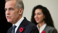 Le Premier ministre canadien Mark Carney à Montréal au Canada le 29 octobre 2026