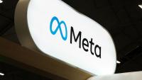 Le logo de Meta, à Dublin, le 14 octobre 2026