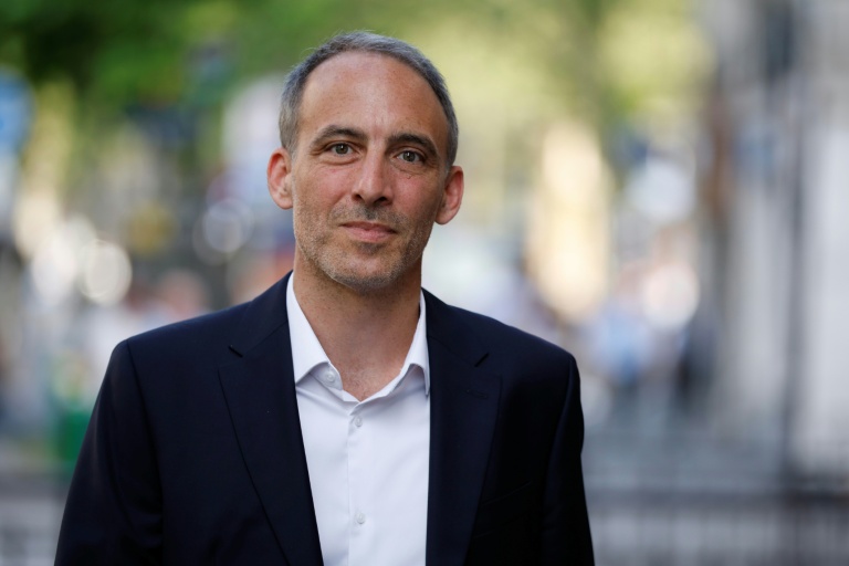 Raphaël Glucksmann à Paris le 28 mai 2026