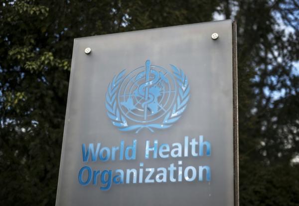 Au siège de l'Organisation mondiale de la santé (OMS), à Genève, le 13 mars 2025