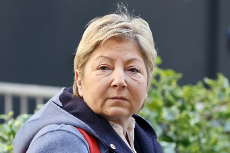 la maire de Calais Natacha Bouchart (divers droite), le 7 mars 2022 à Calais, dans le Pas-de-Calais 