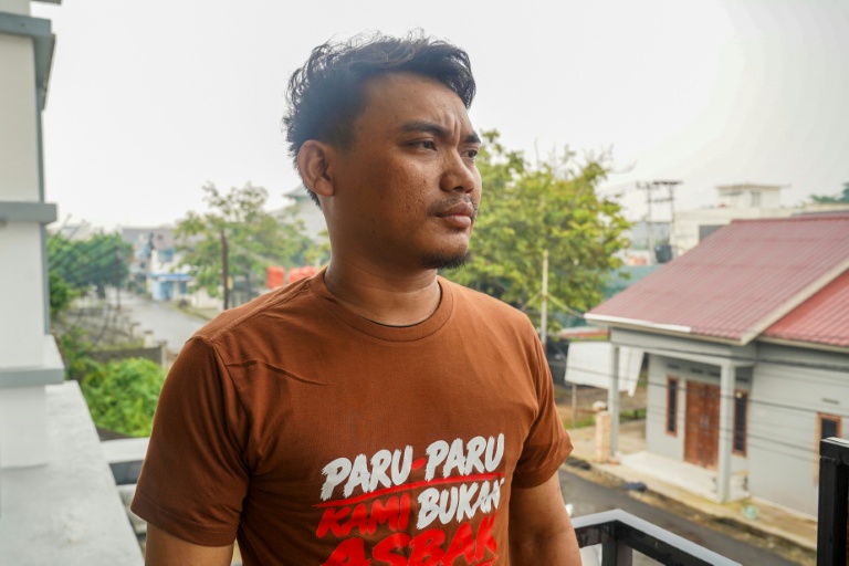 Sisilius Rami, lors d'un entretien  à Pontianak, dans le Kalimantan occidental, le 10 octobre 2026 en Indonésie