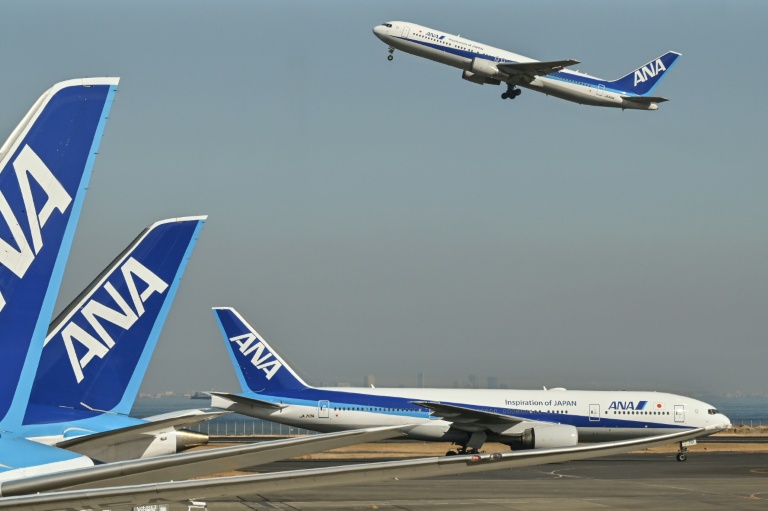 Décollage le 30 janvier 2024 à l'aéroport international d'Haneda, à Tokyo.