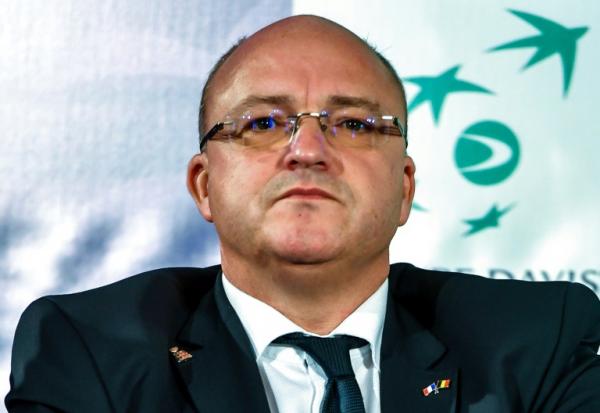 Le président divers droite de la métropole européenne de Lille (Mel) Damien Castelain, le 23 novembre 2017 à Lille 