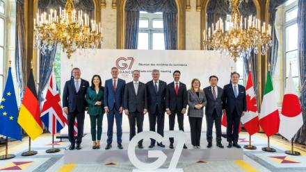 Les ministres du Commerce du G7 réunis à Paris le 6 mai 2026  