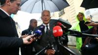 Le président du Medef Patrick Martin à la sortie d'une rencontre avec le Premier ministre à Matignon, le 24 septembre 2025