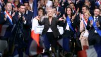 La candidate du Rassemblement national à la présidentielle, Marine Le Pen, le 13 septembre 2026 à Hénin-Beaumont, dans le Pas-de-Calais