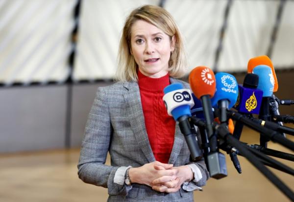 Kaja Kallas à Bruxelles, le 29 janvier 2026a