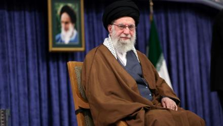 Le guide suprême iranien, l'ayatollah Ali Khamenei, le 20 octobre 2025 à Téhéran 
