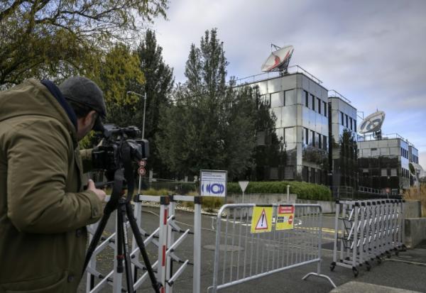 Le siège de l'Union Européenne de Radio-Télévision (UER) à Genève, le 4 décembre 2025