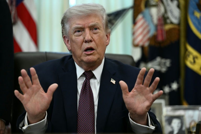 Le président américain Donald Trump à la Maison blanche le 31 mars 2026