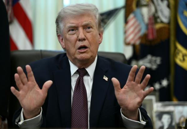 Le président américain Donald Trump à la Maison blanche le 31 mars 2026