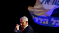 Le Premier ministre israélien Benjamin Netanyahu s'adresse à ses partisans au soir des législatives, le 28 octobre 2026 à Jérusalem