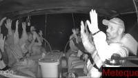 Capture d'écran d'images diffusées le 1er octobre 2025 par Global Sumud montrant les navires de la flottille en route pour Gaza tenter de briser le blocus israélien