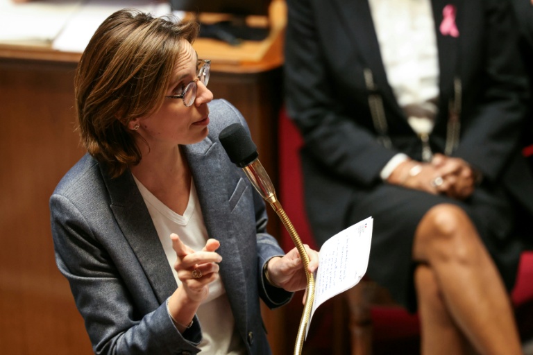 La ministre chargée des Comptes publics Amélie de Montchalin le 15 octobre à l'Assemblée