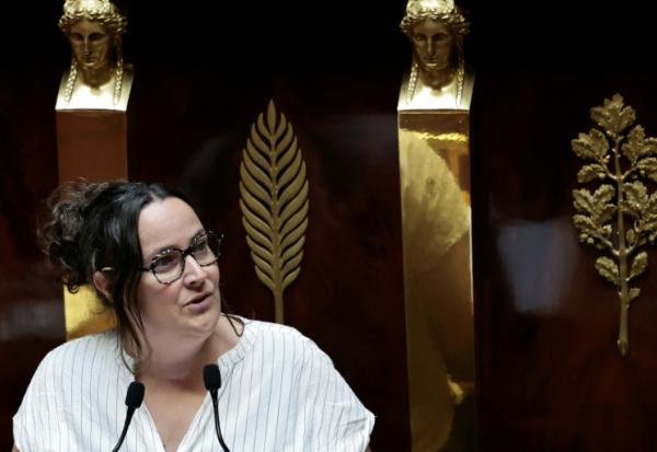La députée LFI Elise Leboucher à l'Assemblée nationale, le 15 juillet 2026 à Paris