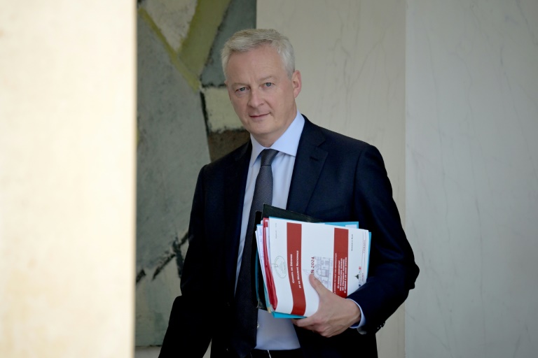 Bruno Le Maire, à la sortie de l'Elysée, le 26 juin 2024 à Paris