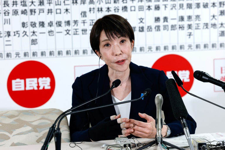 La Première ministre du Japon, Sanae Takaichi, le 8 février 2026 à Tokyo