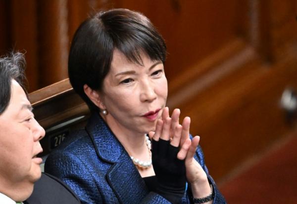 La Première ministre japonaise Sanae Takaichi, le 18 février 2026 à Tokyo