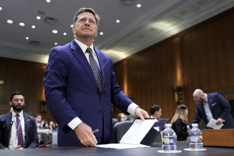 Jay Clayton lors de son audition au Sénat, le 15 juillet 2026 à Washington