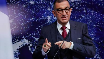 L'homme politique d'extrême droite Jean Messiha à Paris le 6 mai 2024