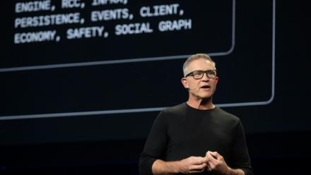 David Baszucki, cofondateur et PDG de Roblox, à l'ouverture de la conférence des développeurs de l'entreprise à San José, en Californie, le 11 septembre 2026