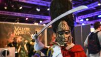 Un personnage du jeu vidéo "Valor Mortis" lors de la Gamescom à Cologne, en Allemagne, le 27 août 2026 