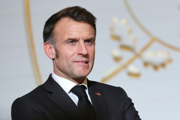 Le président Emmanuel Macron à l'Elysée, le 5 février 2026 à Paris