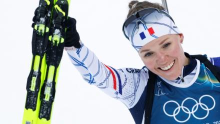 La biathlète française Océane Michelon a décroché samedi l'argent sur le sprint (7,5 km) lors des JO d'hiver de Milan Cortina, sa première médaille olympique 