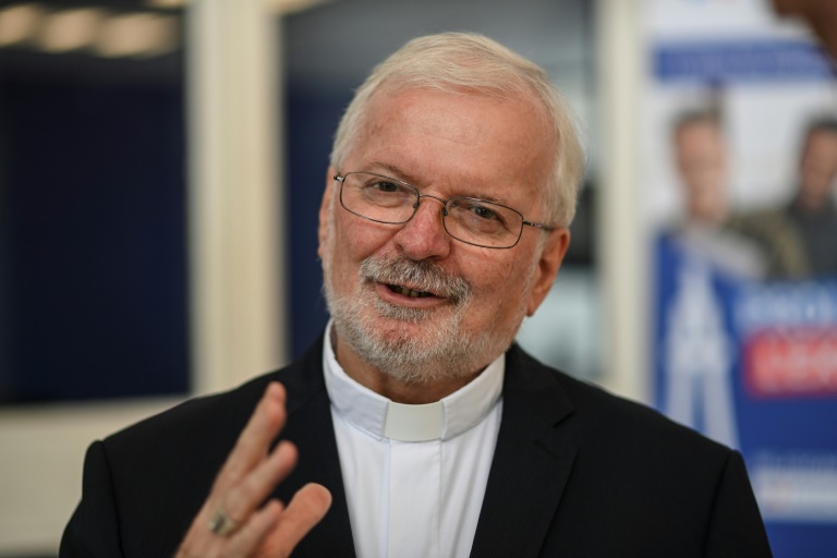 Le nonce apostolique au Venezuela Aldo Giordano, le 27 avril 2021 à Caracas. Il est décdémdé en décembre 2021.