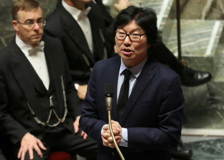 Le secrétaire d'État chargé de la Réforme de l'État et de la Simplification, Jean-Vincent Place, le 21 février 2017, à l'Assemblée nationale, à Paris