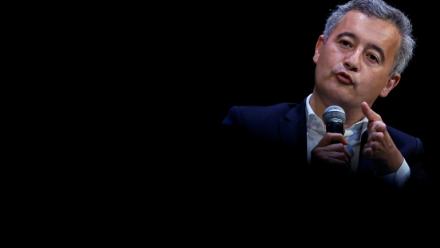 Le ministre de la Justice Gérald Darmanin à Paris le 11 avril 2026