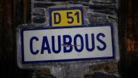 Le panneau du village de Caubous, en Haute-Garonne, le 11 mars 2026