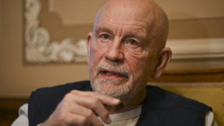 L'acteur américain John Malkovich, à Sofia, le 6 novembre 2024 en Bulgarie