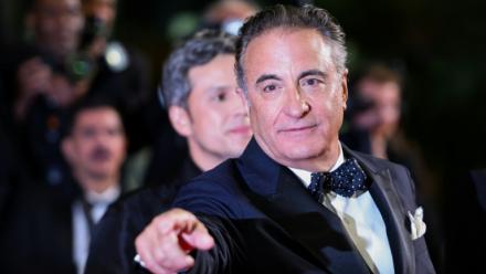 Le réalisateur, scénariste, acteur et producteur américain Andy Garcia le 19 mai 2026, pour la projection du film Diamond lors de la 79e édition du Festival de Cannes