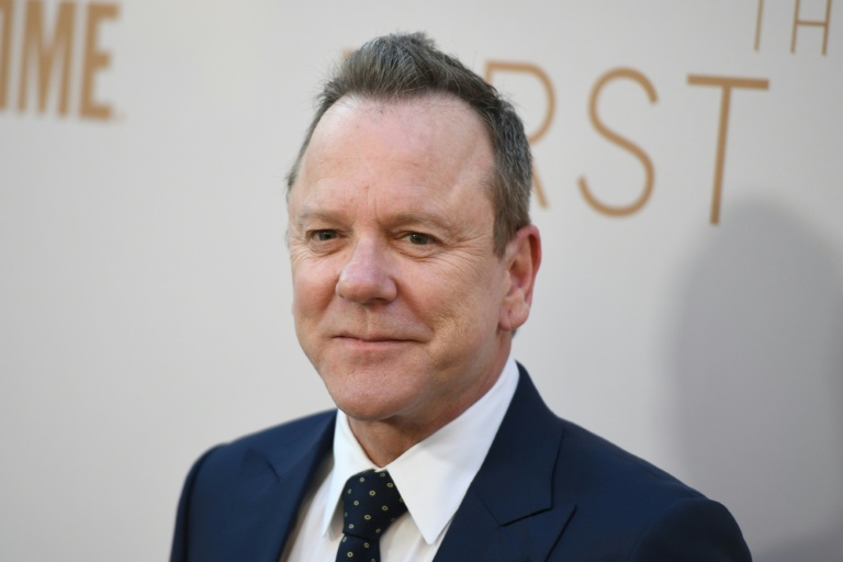 Kiefer Sutherland lors d'une avant-première à Los Angeles, le 14 avril 2022
