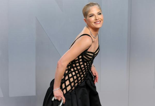L'actrice américaine Selma Blair à la soirée post-Oscars organisée par Vanity Fair à Los Angeles le 15 mars 2026