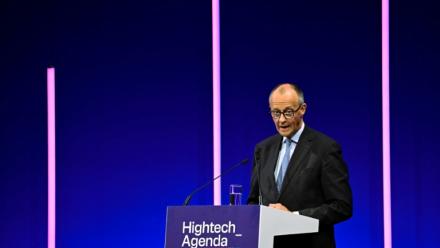 Le chancelier conservateur Friedrich Merz, le 29 octobre 2025.