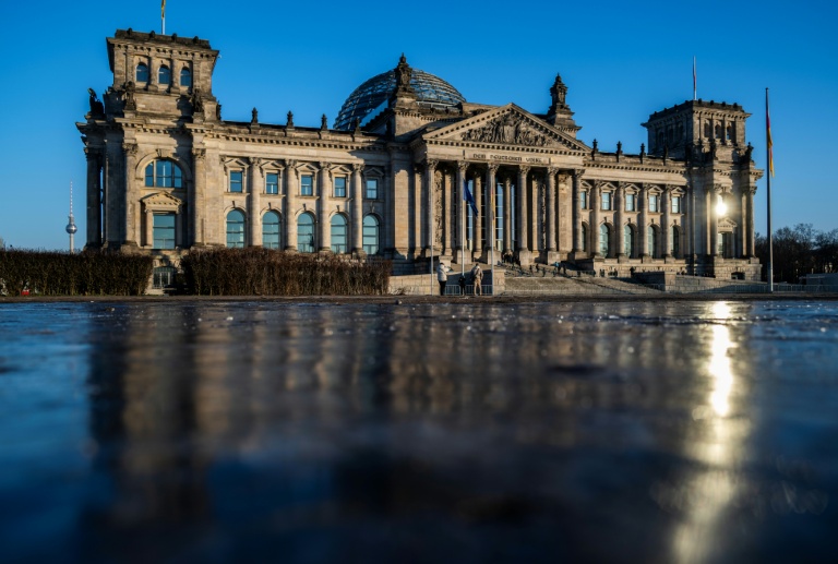 Le bâtiment du Reichstag, qui abrite la chambre basse du Parlement allemand (Bundestag), à Berlin, le 21 janvier 2026