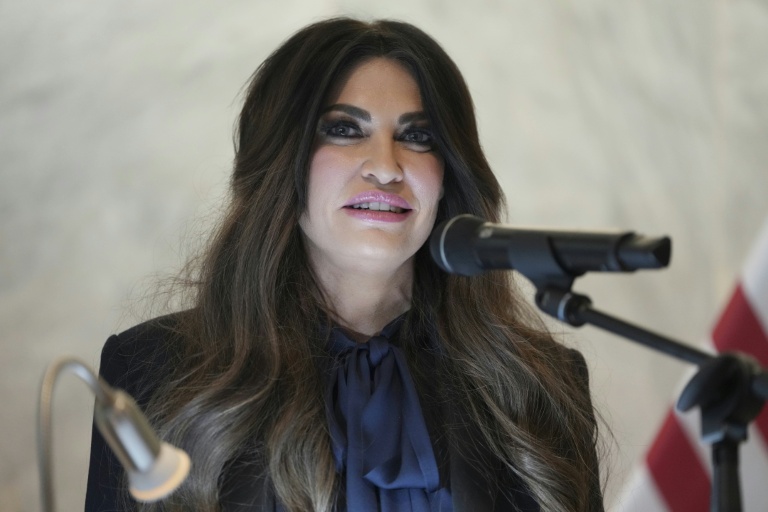 L'ambassadrice américaine en Grèce, Kimberly Guilfoyle, à Athènes le 7 octobre 2026