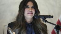 L'ambassadrice américaine en Grèce, Kimberly Guilfoyle, à Athènes le 7 octobre 2026